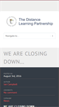Mobile Screenshot of distancelearningpartnership.co.uk