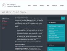 Tablet Screenshot of distancelearningpartnership.co.uk